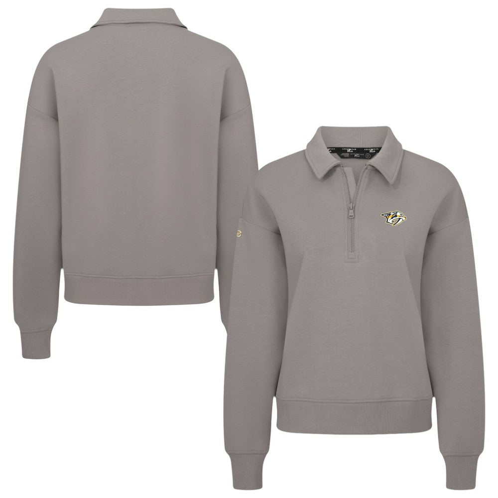 Nashville Predators Levelwear Women's Canmore Quarter-Zip Pullover -  NHL Pullover