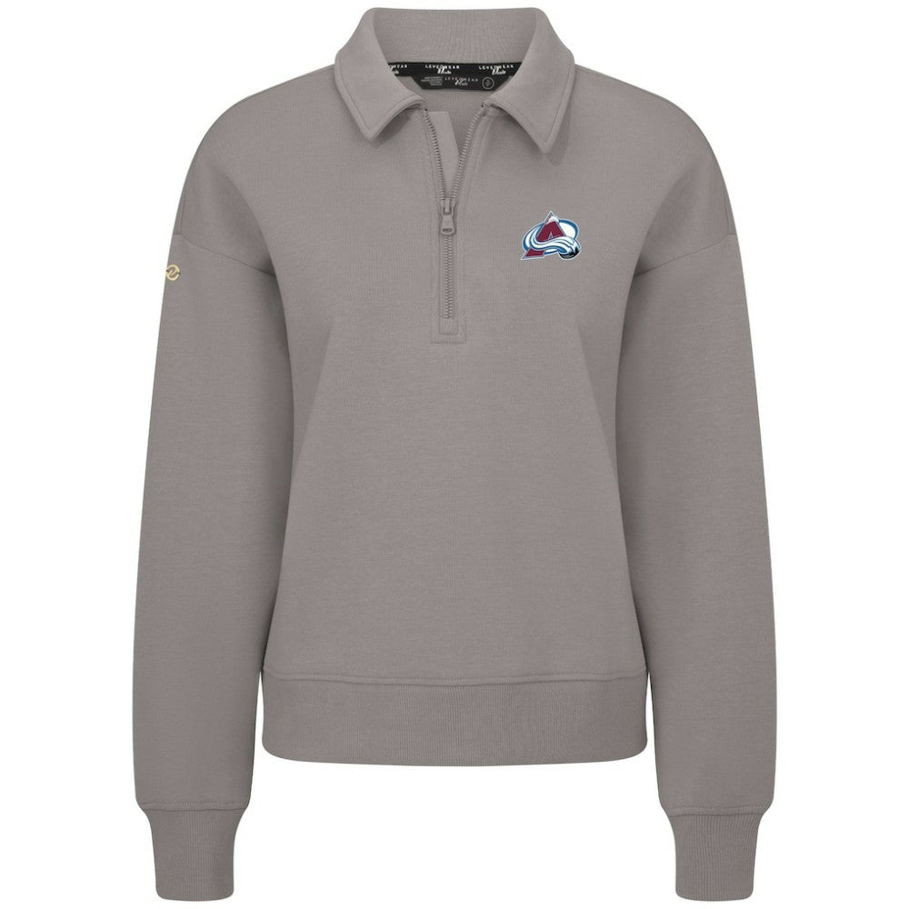 Colorado Avalanche Levelwear Women's Canmore Quarter-Zip Pullover -  NHL Pullover