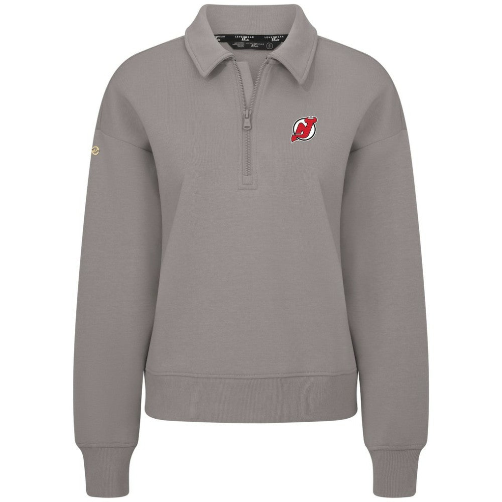 New Jersey Devils Levelwear Women's Canmore Quarter-Zip Pullover -  NHL Jerseys