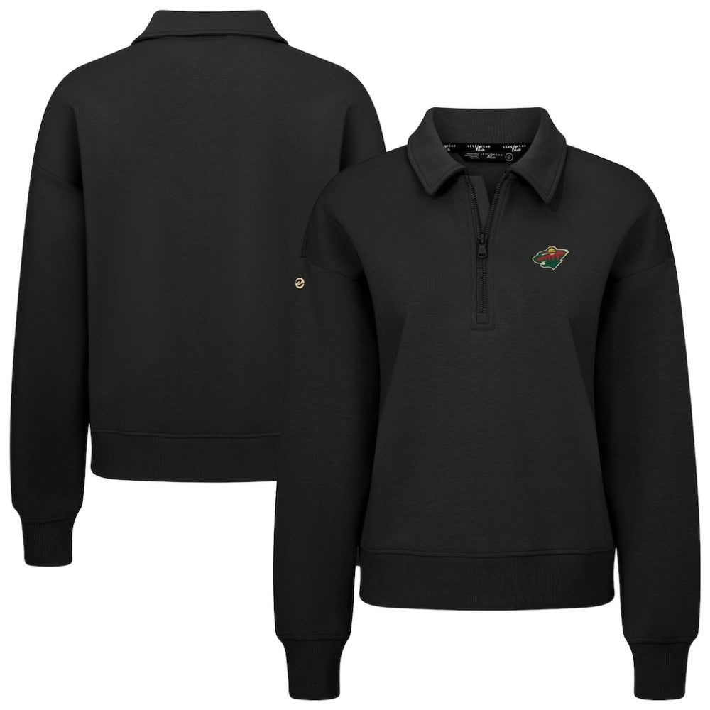 Minnesota Wild Levelwear Women's Canmore Quarter-Zip Pullover -  NHL Pullover