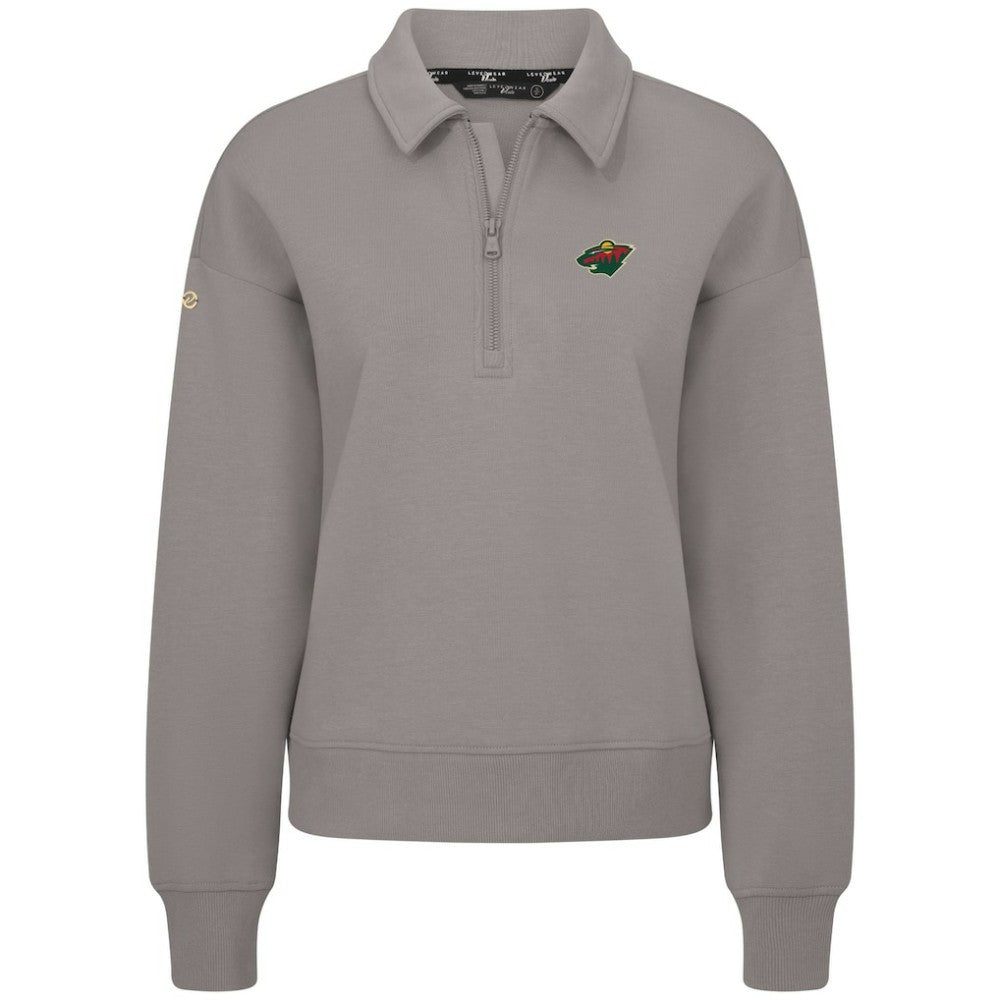 Minnesota Wild Levelwear Women's Canmore Quarter-Zip Pullover -  NHL Pullover
