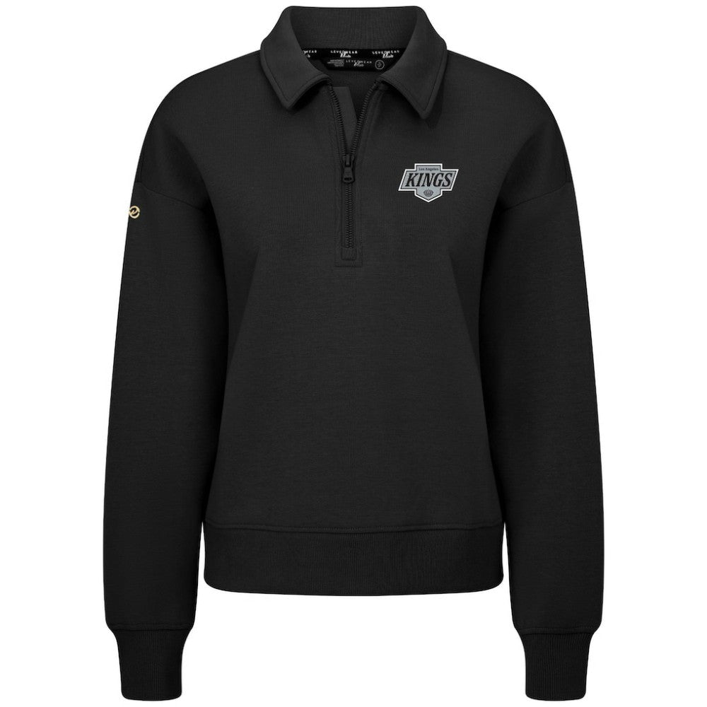 Los Angeles Kings Levelwear Women's Canmore Quarter-Zip Pullover -  NHL Pullover