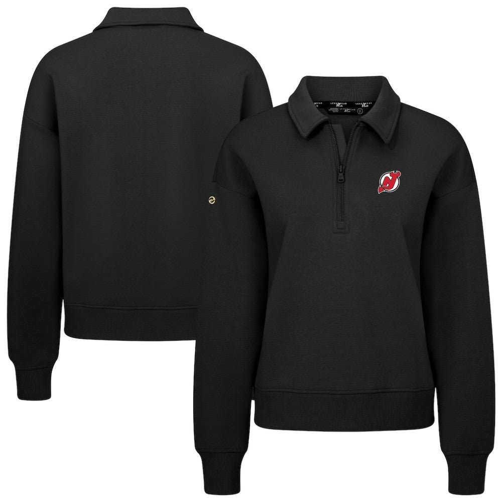 New Jersey Devils Levelwear Women's Canmore Quarter-Zip Pullover -  NHL Jerseys