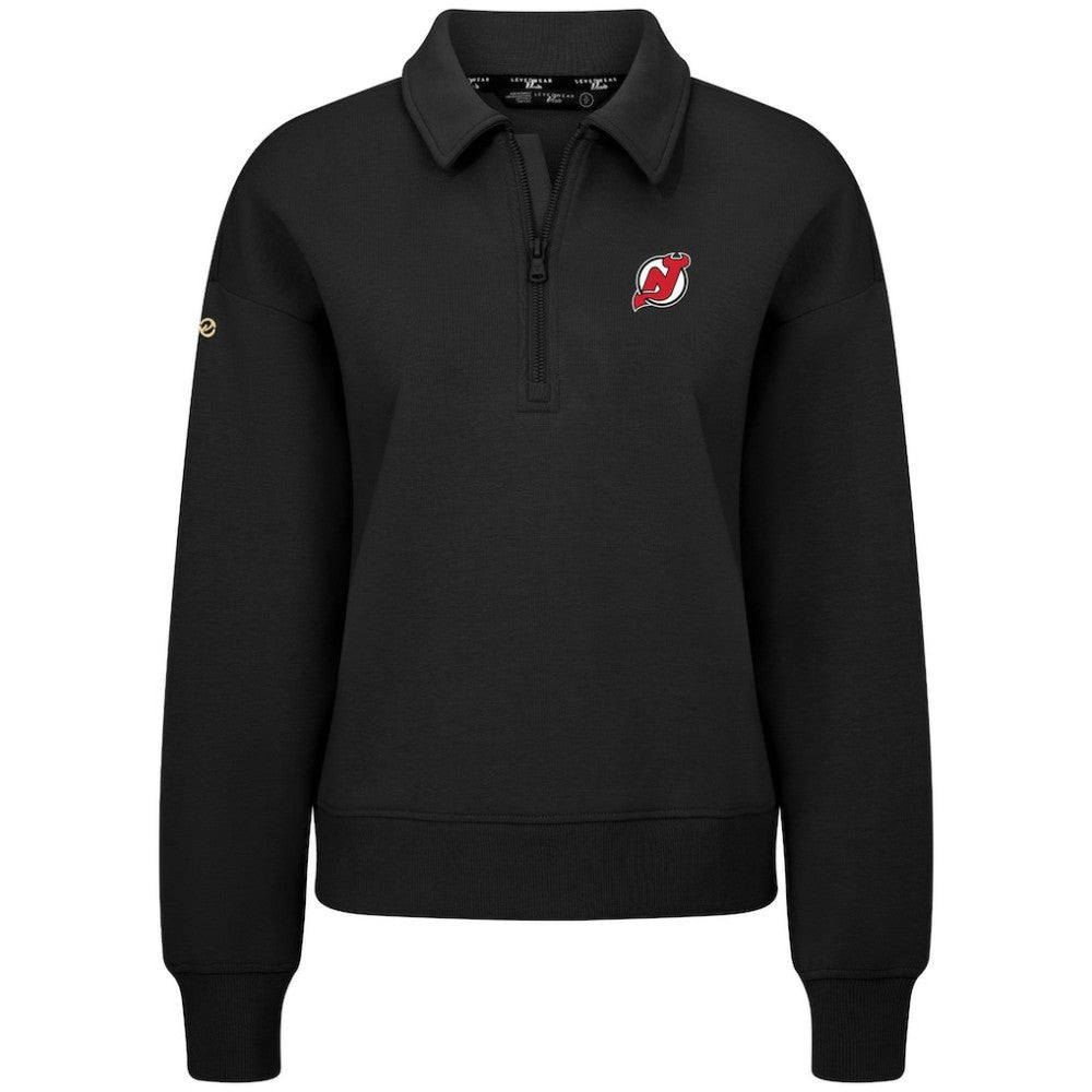 New Jersey Devils Levelwear Women's Canmore Quarter-Zip Pullover -  NHL Jerseys