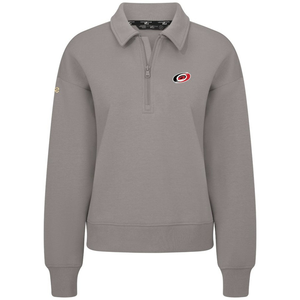 Carolina Hurricanes Levelwear Women's Canmore Quarter-Zip Pullover -  NHL Pullover