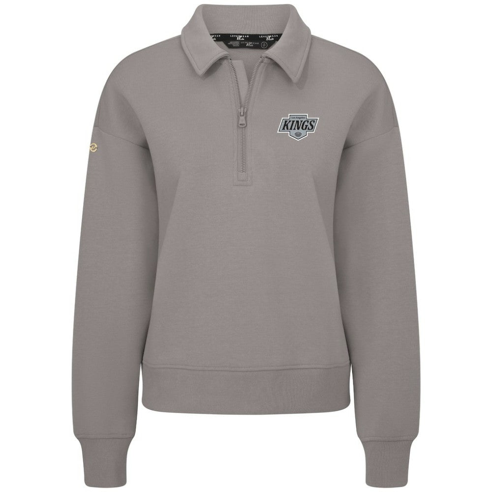 Los Angeles Kings Levelwear Women's Canmore Quarter-Zip Pullover -  NHL Pullover