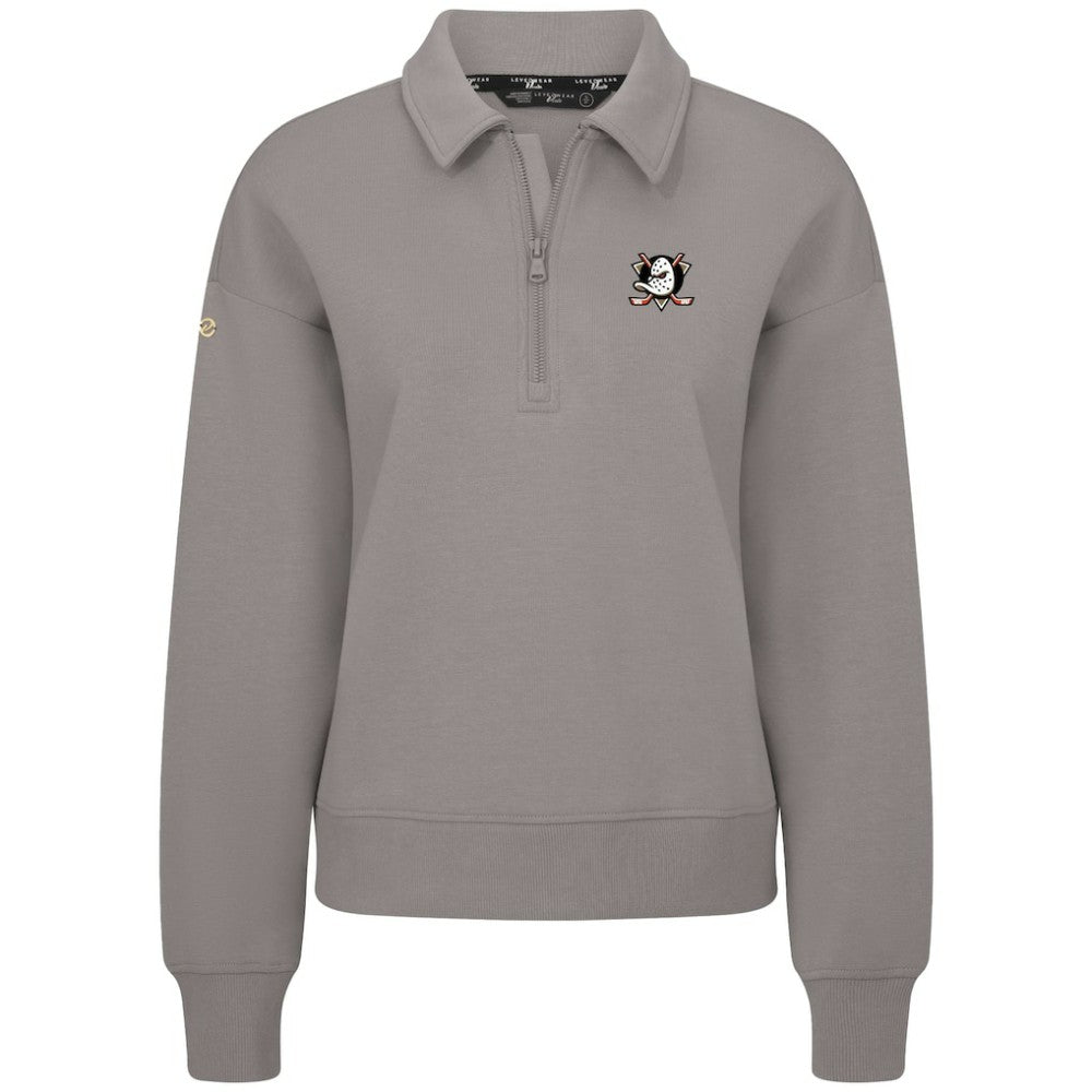 Anaheim Ducks Levelwear Women's Canmore Quarter-Zip Pullover -  NHL Pullover
