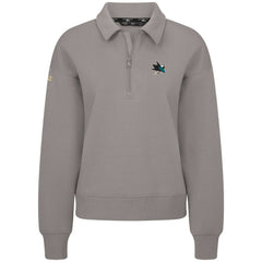 San Jose Sharks Levelwear Women's Canmore Quarter-Zip Pullover -  NHL Pullover