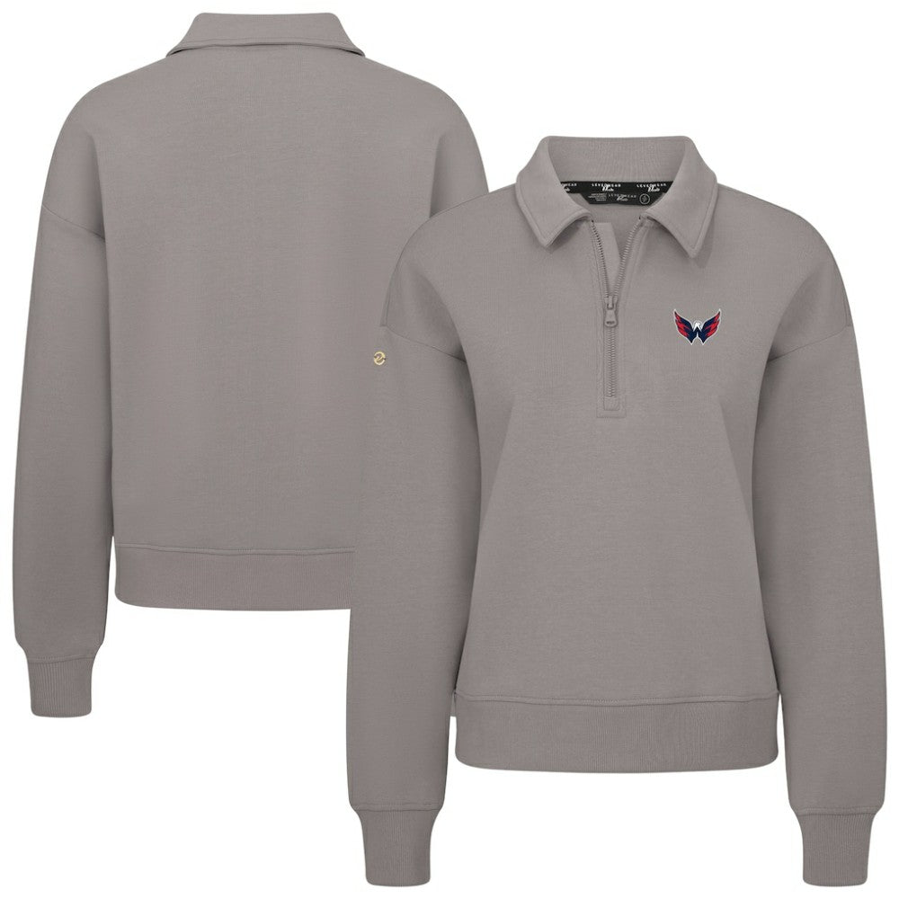 Washington Capitals Levelwear Women's Canmore Quarter-Zip Pullover -  NHL Pullover