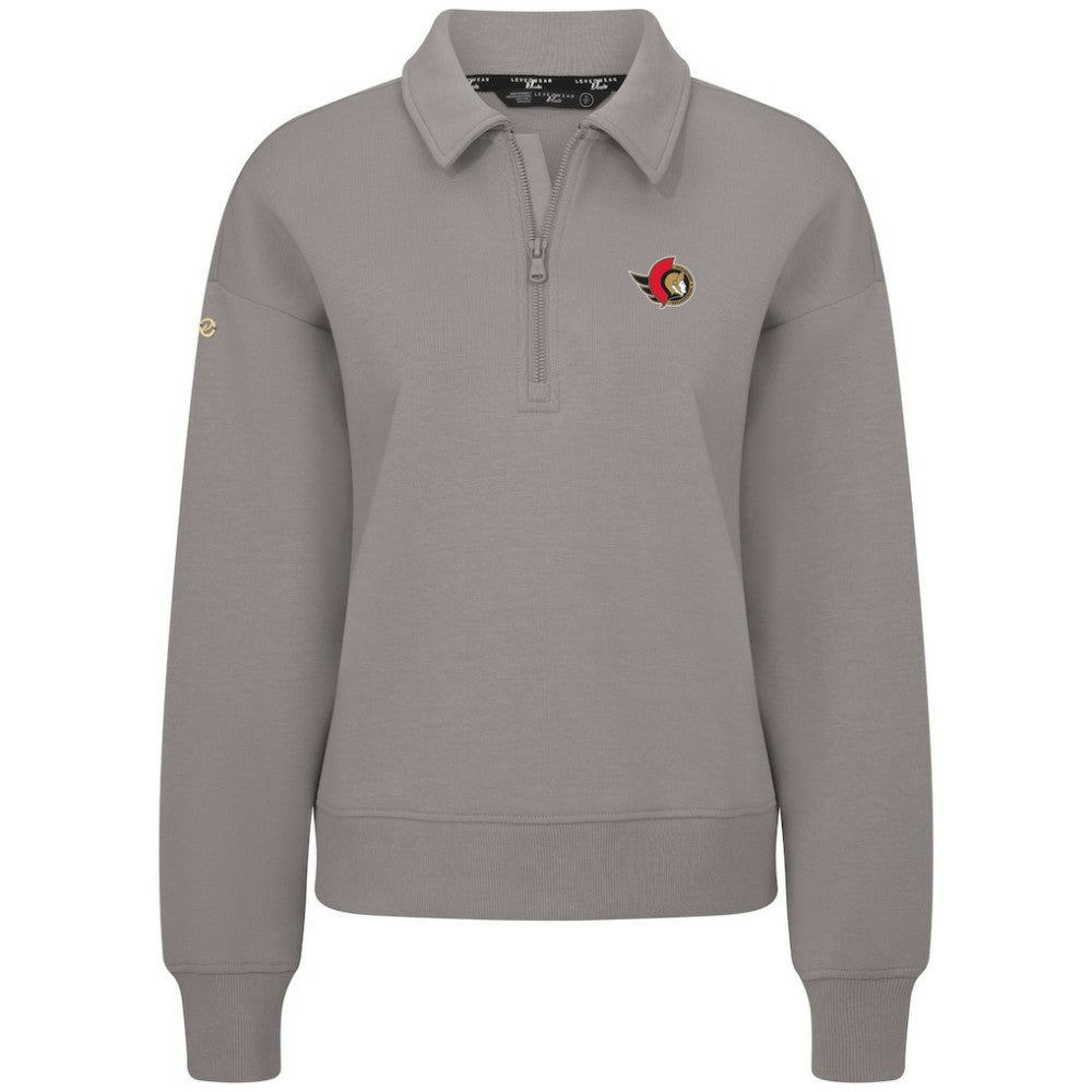 Ottawa Senators Levelwear Women's Canmore Quarter-Zip Pullover -  NHL Pullover