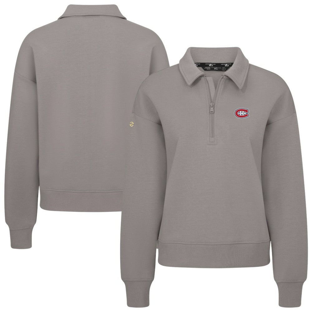 Montreal Canadiens Levelwear Women's Canmore Quarter-Zip Pullover -  NHL Pullover