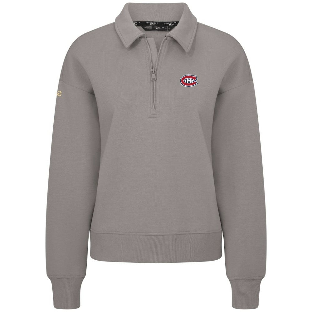 Montreal Canadiens Levelwear Women's Canmore Quarter-Zip Pullover -  NHL Pullover