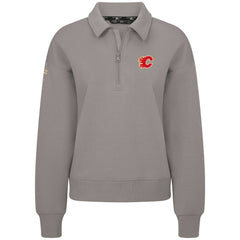 Calgary Flames Levelwear Women's Canmore Quarter-Zip Pullover -  NHL Pullover
