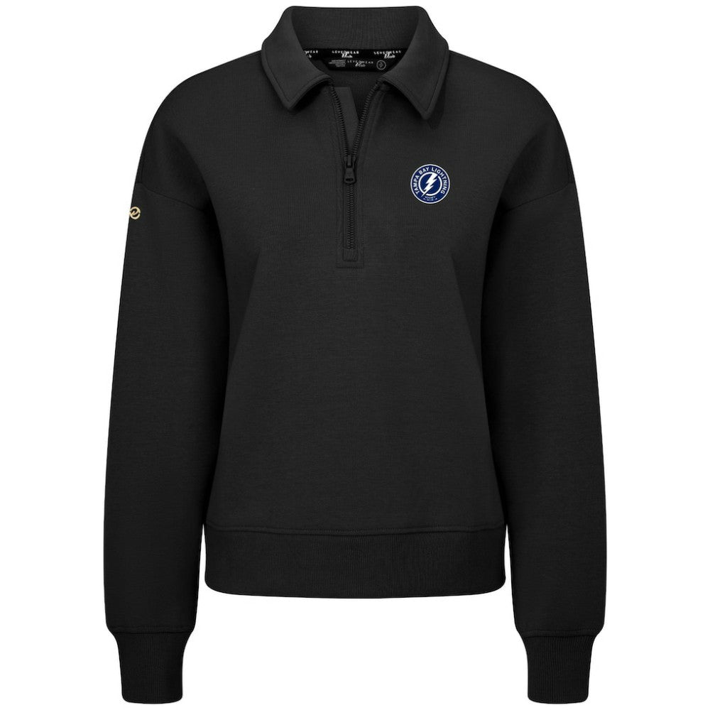 Tampa Bay Lightning Levelwear Women's Canmore Quarter-Zip Pullover -  NHL Pullover