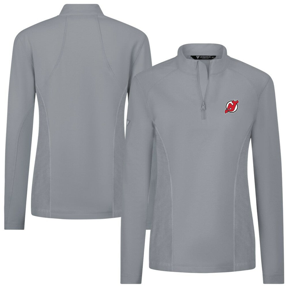 New Jersey Devils Levelwear Women's Upright Quarter-Zip Pullover -  NHL Jerseys