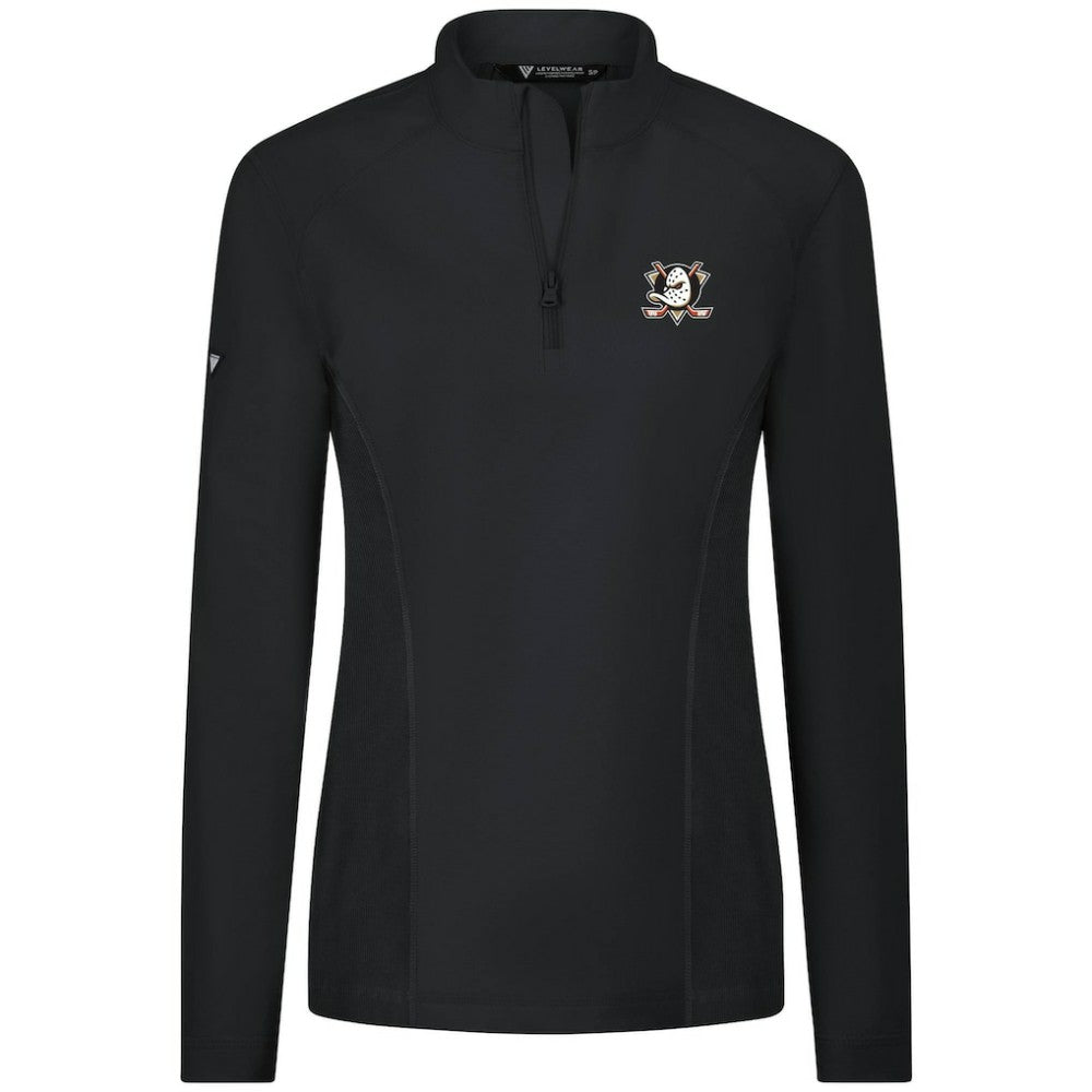 Anaheim Ducks Levelwear Women's Upright Quarter-Zip Pullover -  NHL Pullover