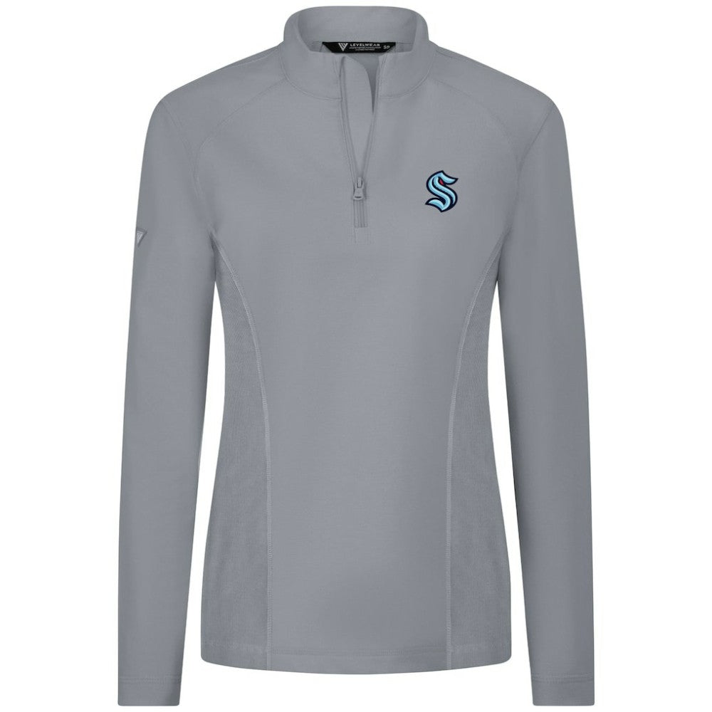 Seattle Kraken Levelwear Women's Upright Quarter-Zip Pullover -  NHL Pullover