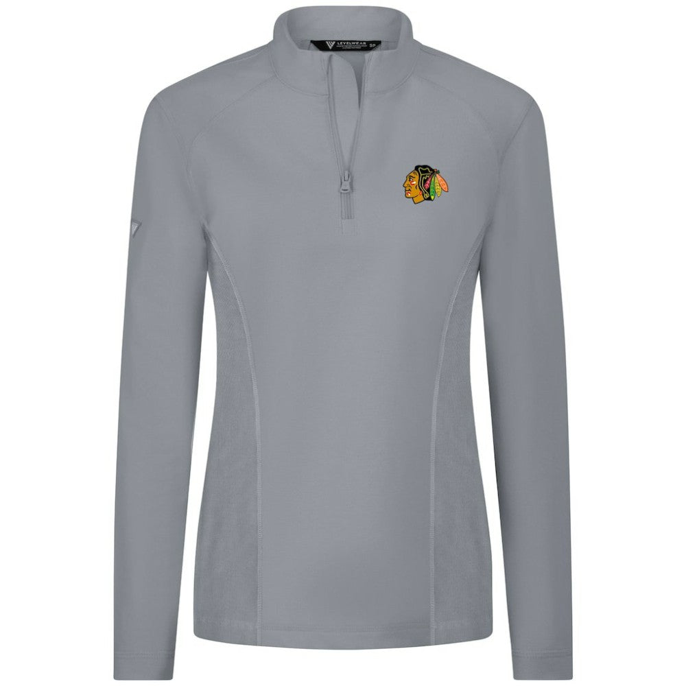 Chicago Blackhawks Levelwear Women's Upright Quarter-Zip Pullover -  NHL Pullover