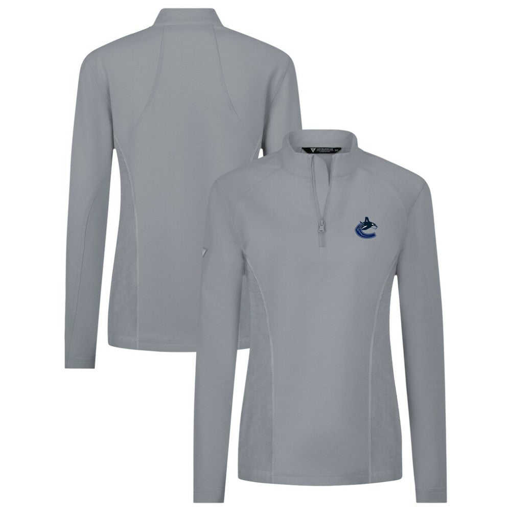 Vancouver Canucks Levelwear Women's Upright Quarter-Zip Pullover -  NHL Pullover
