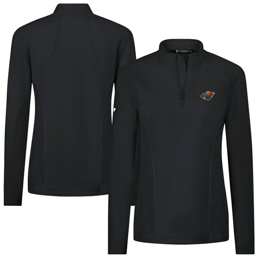 Minnesota Wild Levelwear Women's Upright Quarter-Zip Pullover -  NHL Pullover