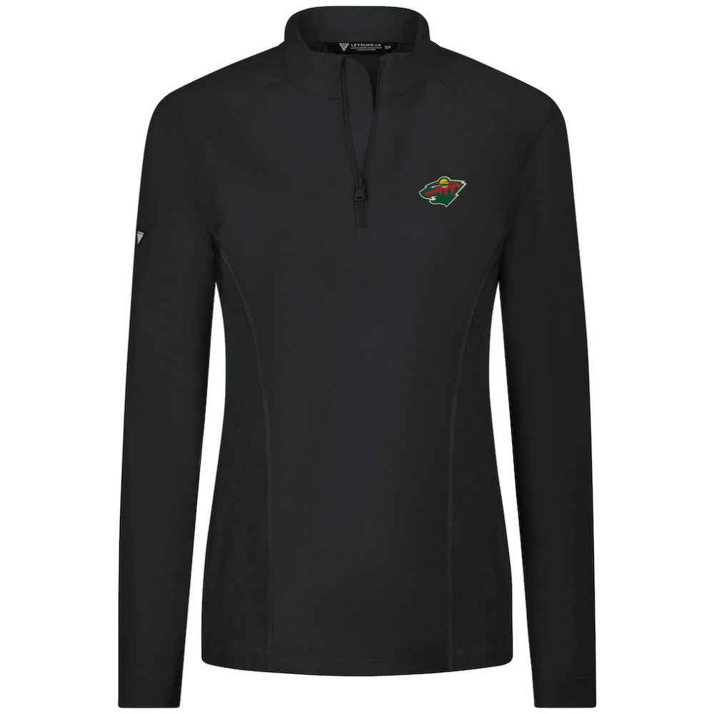 Minnesota Wild Levelwear Women's Upright Quarter-Zip Pullover -  NHL Pullover