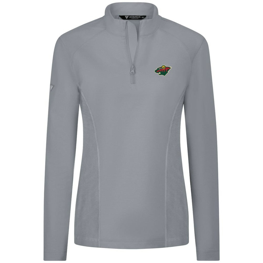 Minnesota Wild Levelwear Women's Upright Quarter-Zip Pullover -  NHL Pullover