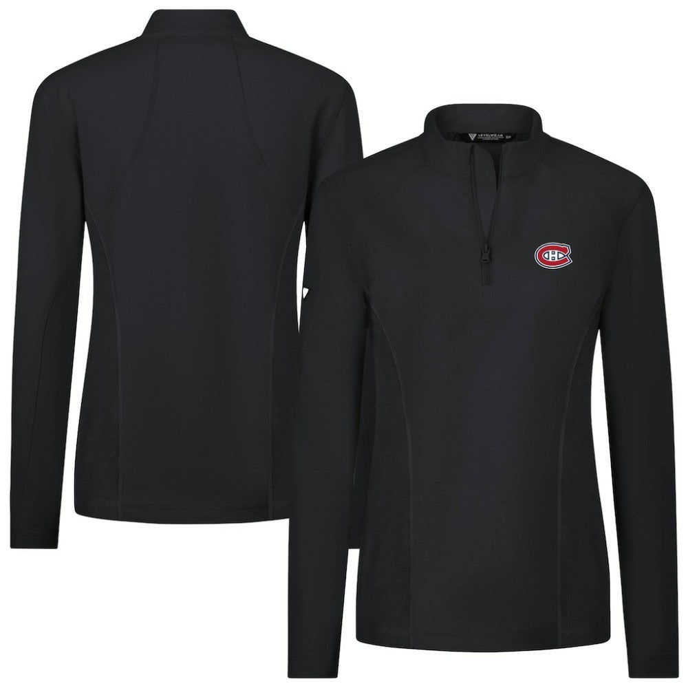 Montreal Canadiens Levelwear Women's Upright Quarter-Zip Pullover -  NHL Pullover