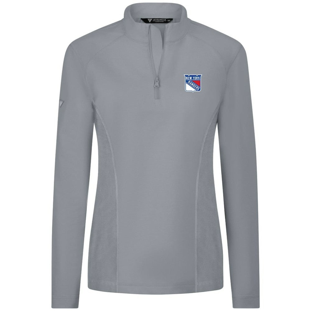 New York Rangers Levelwear Women's Upright Quarter-Zip Pullover -  NHL Pullover