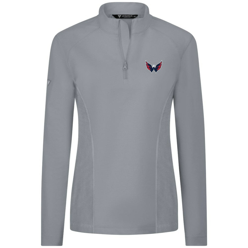Washington Capitals Levelwear Women's Upright Quarter-Zip Pullover -  NHL Pullover