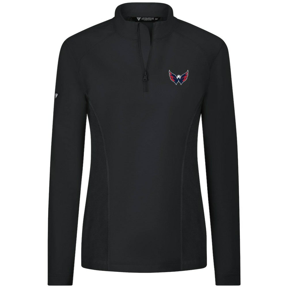 Washington Capitals Levelwear Women's Upright Quarter-Zip Pullover -  NHL Pullover