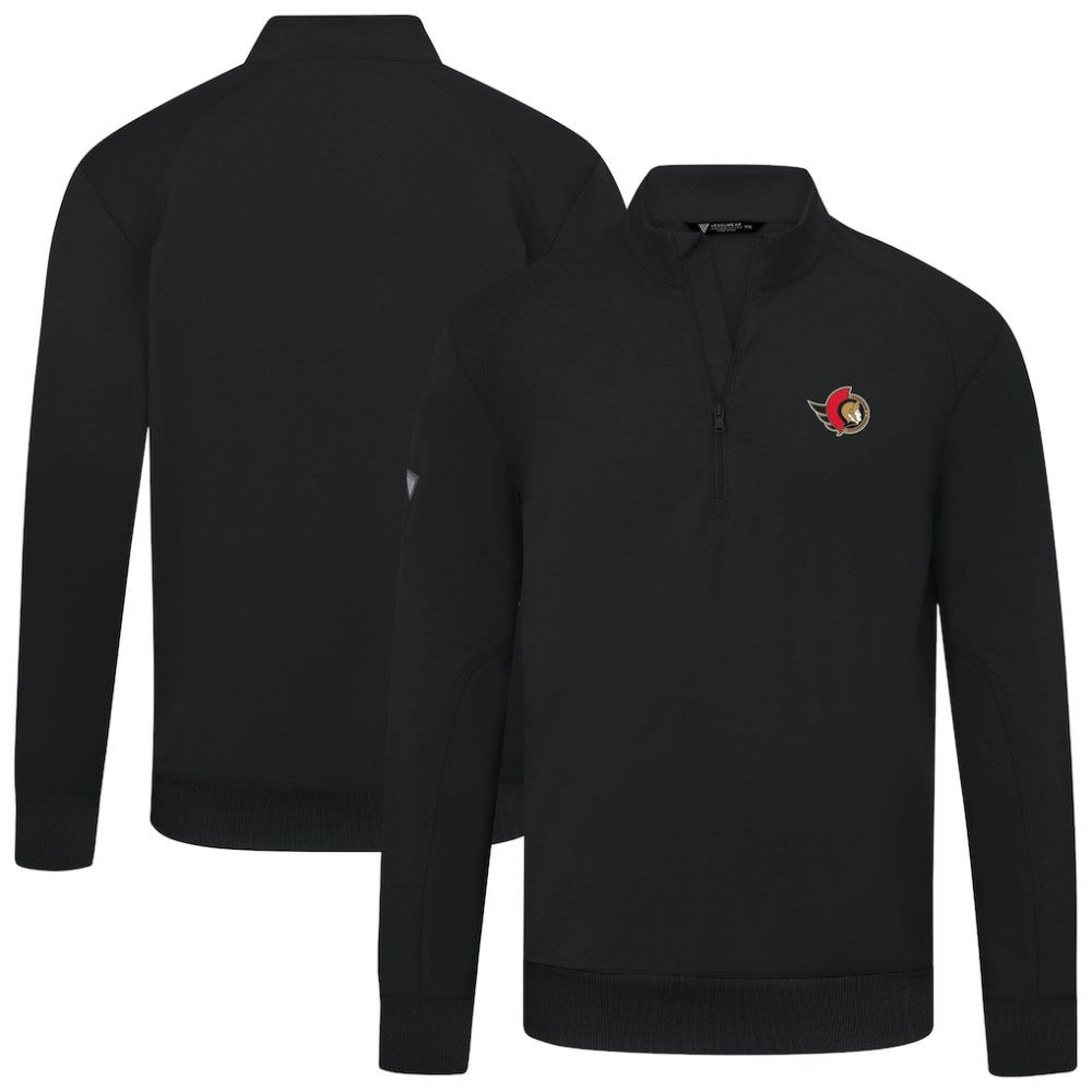 Ottawa Senators Levelwear Upright Tri-Blend Quarter-Zip Pullover -  NHL Pullover