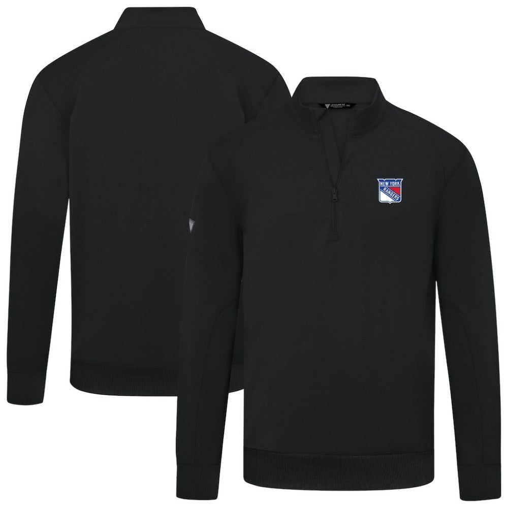 New York Rangers Levelwear Upright Tri-Blend Quarter-Zip Pullover -  NHL Pullover