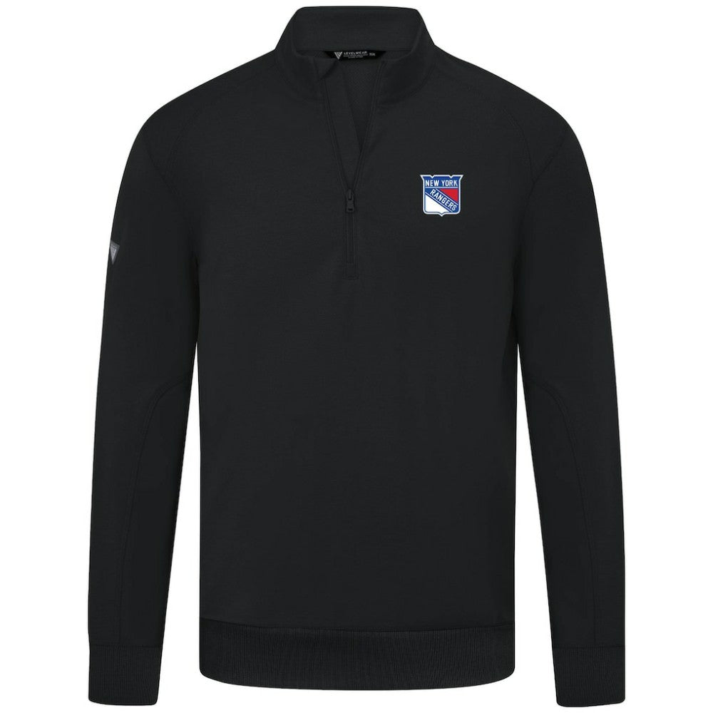 New York Rangers Levelwear Upright Tri-Blend Quarter-Zip Pullover -  NHL Pullover