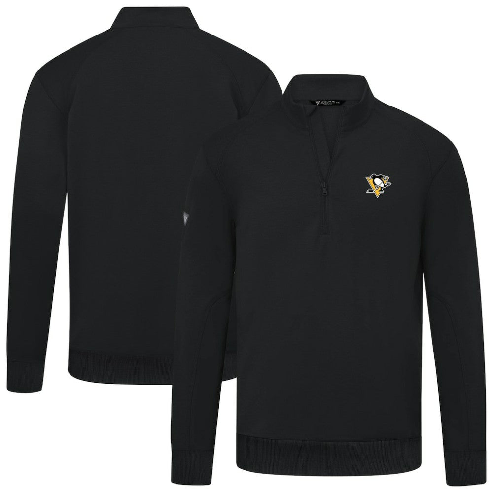 Pittsburgh Penguins Levelwear Upright Tri-Blend Quarter-Zip Pullover -  NHL Pullover