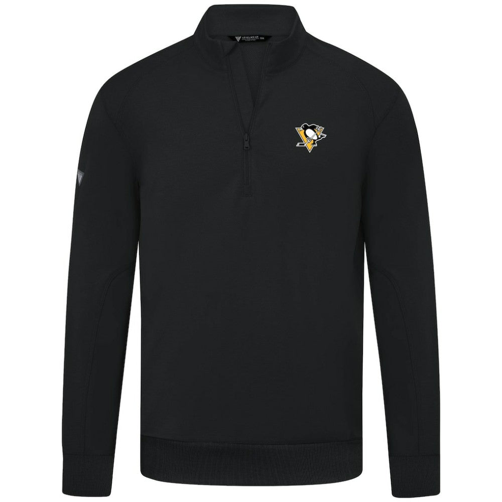 Pittsburgh Penguins Levelwear Upright Tri-Blend Quarter-Zip Pullover -  NHL Pullover