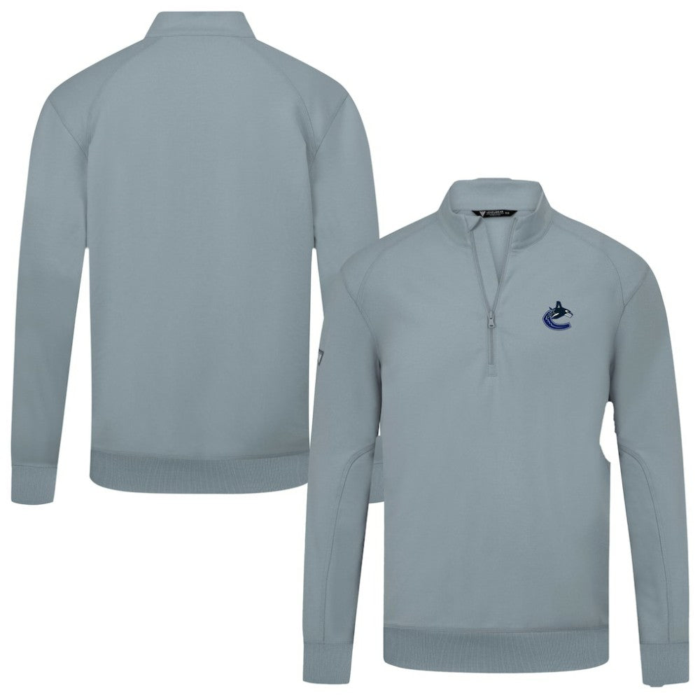 Vancouver Canucks Levelwear Upright Tri-Blend Quarter-Zip Pullover -  NHL Pullover