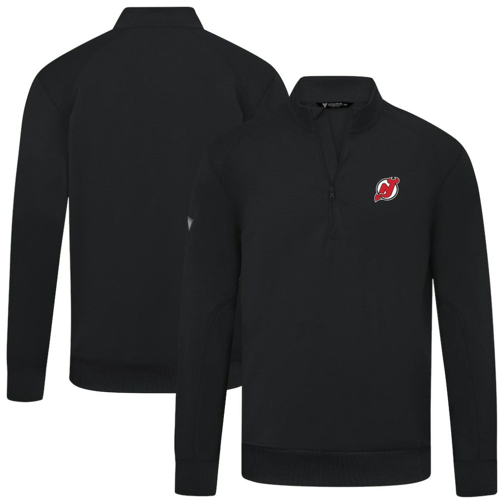 New Jersey Devils Levelwear Upright Tri-Blend Quarter-Zip Pullover -  NHL Jerseys