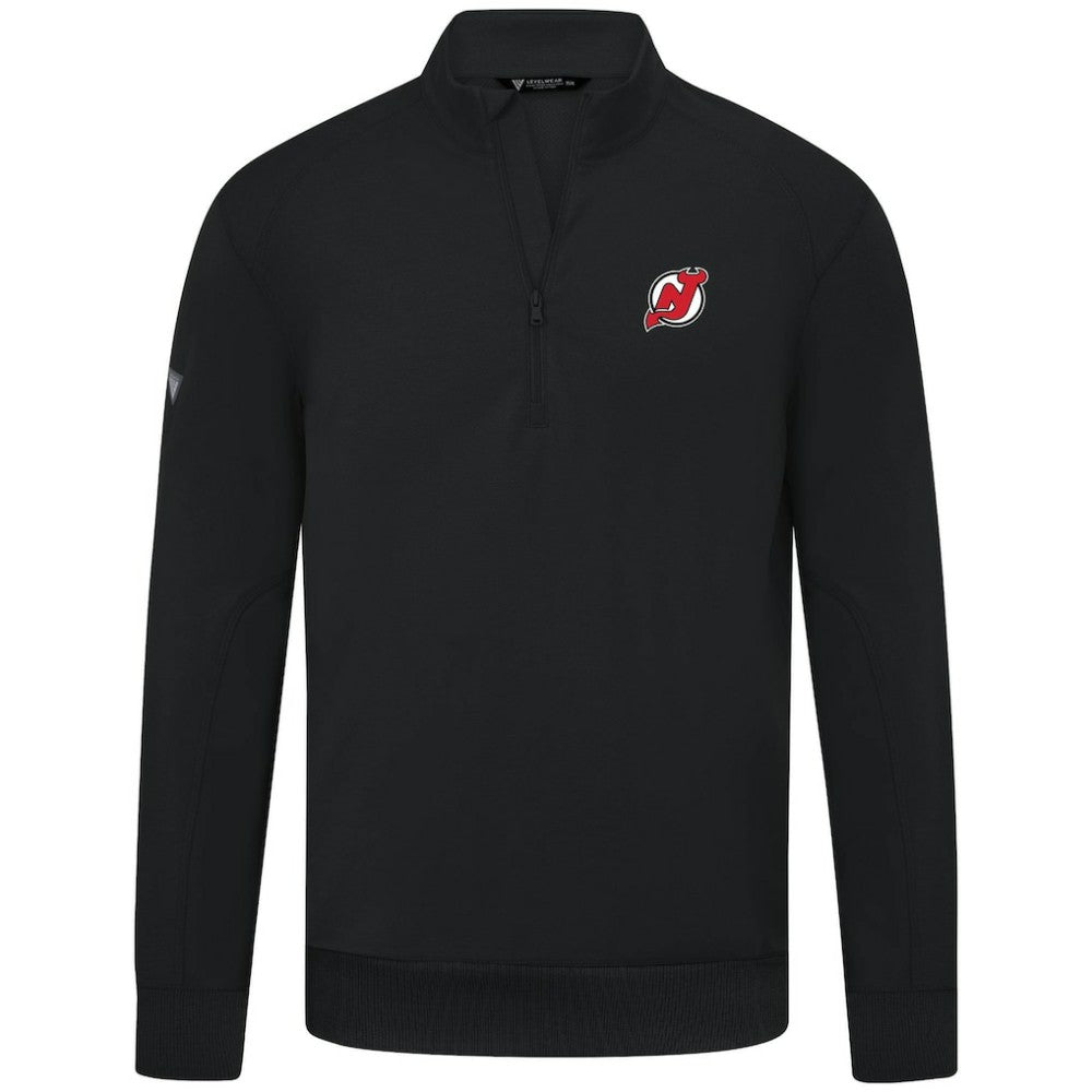 New Jersey Devils Levelwear Upright Tri-Blend Quarter-Zip Pullover -  NHL Jerseys