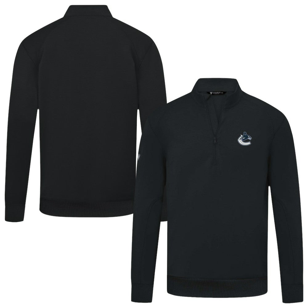 Vancouver Canucks Levelwear Upright Tri-Blend Quarter-Zip Pullover -  NHL Pullover