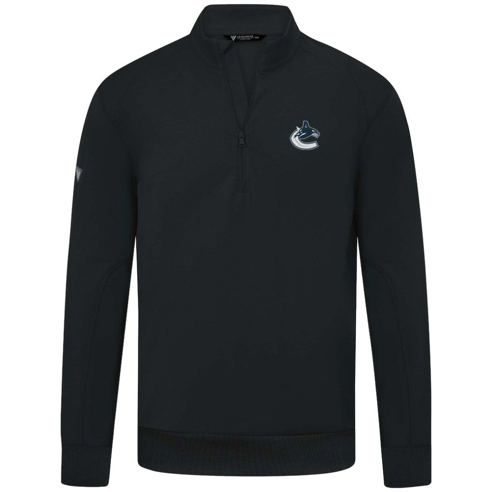 Vancouver Canucks Levelwear Upright Tri-Blend Quarter-Zip Pullover -  NHL Pullover