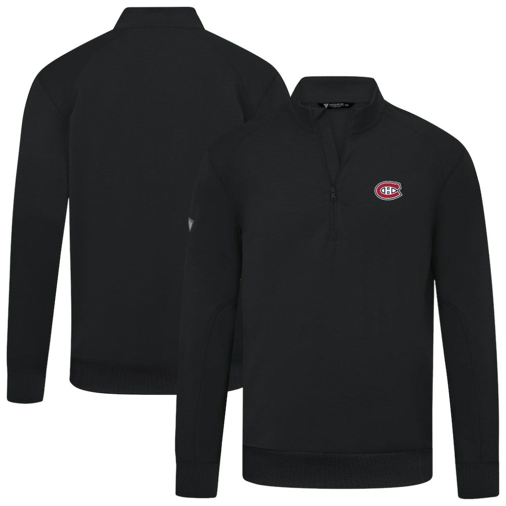 Montreal Canadiens Levelwear Upright Tri-Blend Quarter-Zip Pullover -  NHL Pullover