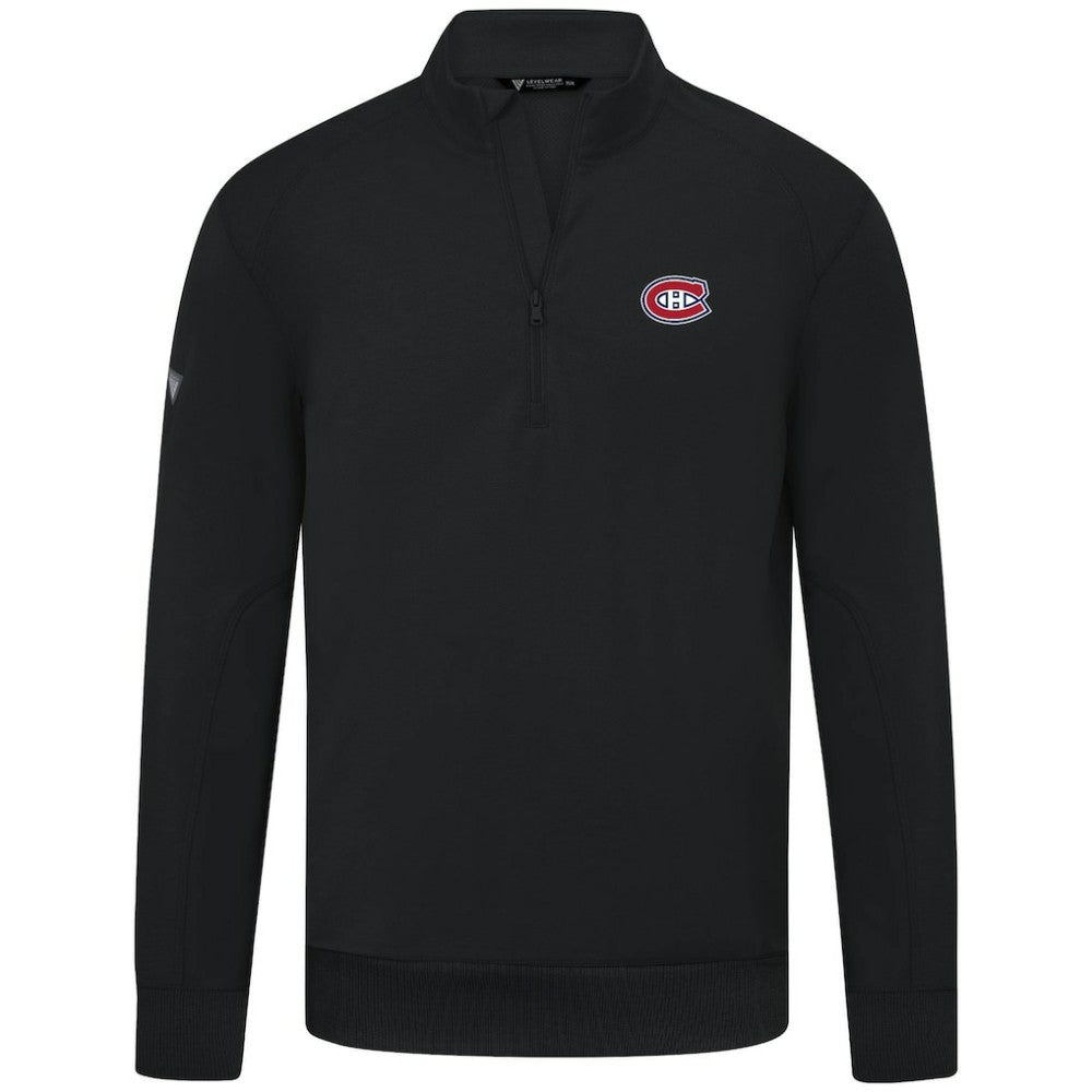 Montreal Canadiens Levelwear Upright Tri-Blend Quarter-Zip Pullover -  NHL Pullover
