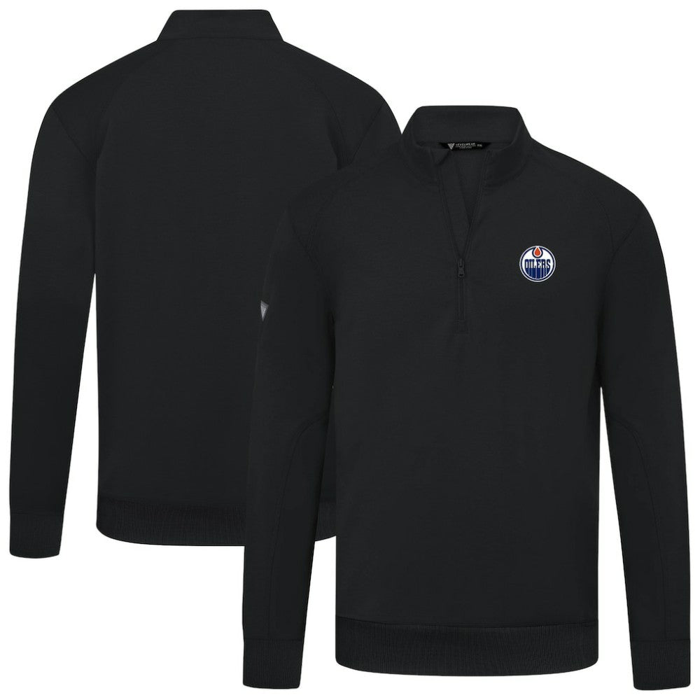 Edmonton Oilers Levelwear Upright Tri-Blend Quarter-Zip Pullover -  NHL Pullover