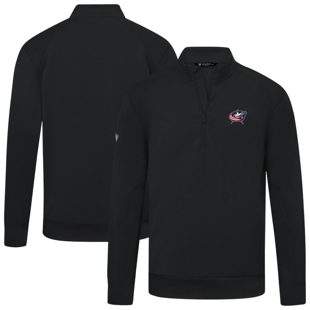 Columbus Blue Jackets Levelwear Upright Tri-Blend Quarter-Zip Pullover -  NHL Pullover