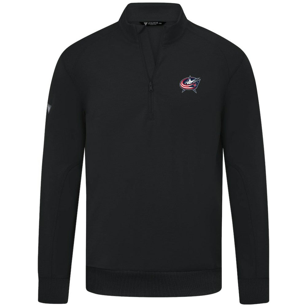 Columbus Blue Jackets Levelwear Upright Tri-Blend Quarter-Zip Pullover -  NHL Pullover
