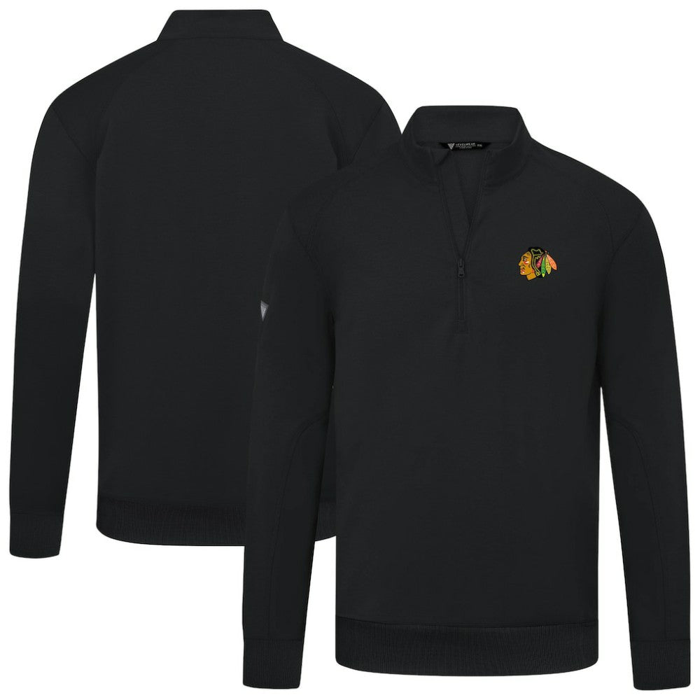 Chicago Blackhawks Levelwear Upright Tri-Blend Quarter-Zip Pullover -  NHL Pullover