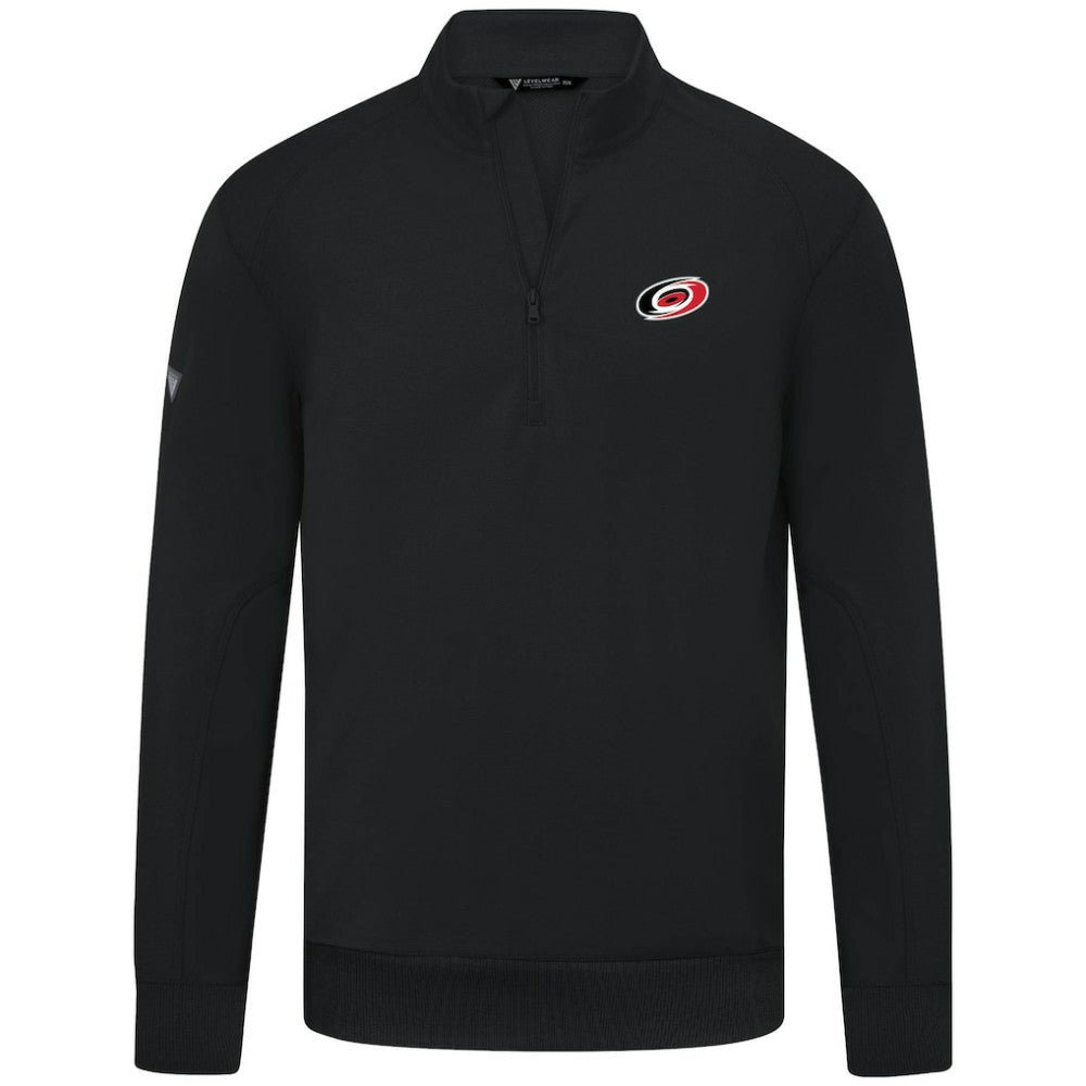 Carolina Hurricanes Levelwear Upright Tri-Blend Quarter-Zip Pullover -  NHL Pullover