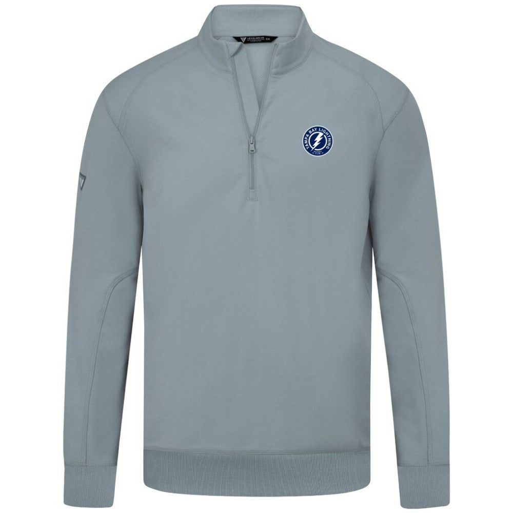 Tampa Bay Lightning Levelwear Upright Tri-Blend Quarter-Zip Pullover -  NHL Pullover