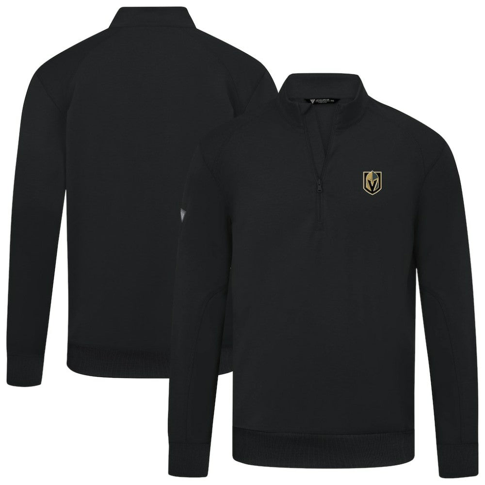 Vegas Golden Knights Levelwear Upright Tri-Blend Quarter-Zip Pullover -  NHL Pullover