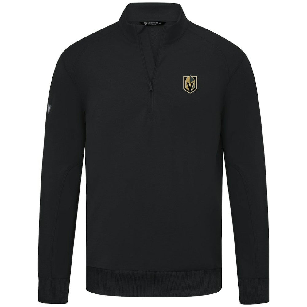 Vegas Golden Knights Levelwear Upright Tri-Blend Quarter-Zip Pullover -  NHL Pullover